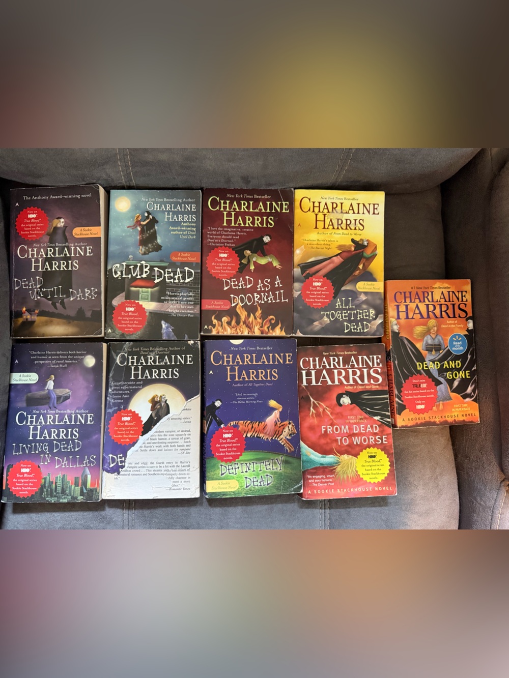 Charlaine Harris Sookie Stackhouse Paperback Book Lot